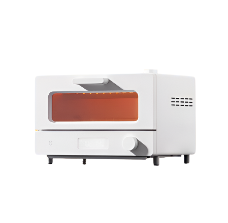 VMIDirect Smart Steam Oven in sleek white design with clear viewing window and easy control knob