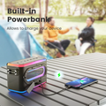 VMIDirect Bluetooth Karaoke Speaker with Built-in Powerbank for Charging Devices While Enjoying Music