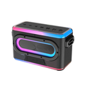 VMIDirect Bluetooth Karaoke Speaker with RGB Lights and Built-in Microphone for Fun Sing-Along Sessions