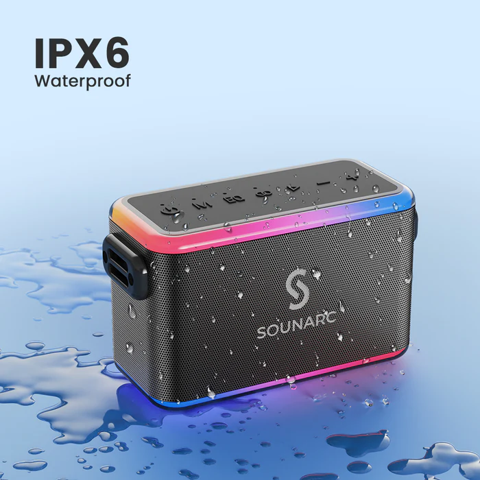 VMIDirect Bluetooth Karaoke Speaker with IPX6 waterproof design for outdoor use
