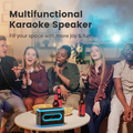Bluetooth Karaoke Speaker with vibrant lights for parties and gatherings, enhancing your fun and joy