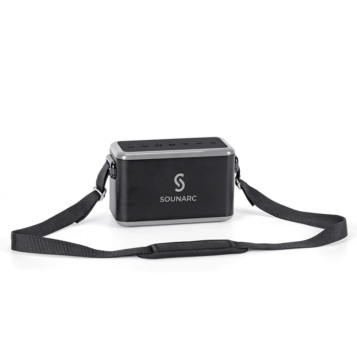 VMIDirect Bluetooth Karaoke Speaker with portable design and adjustable strap for easy transport