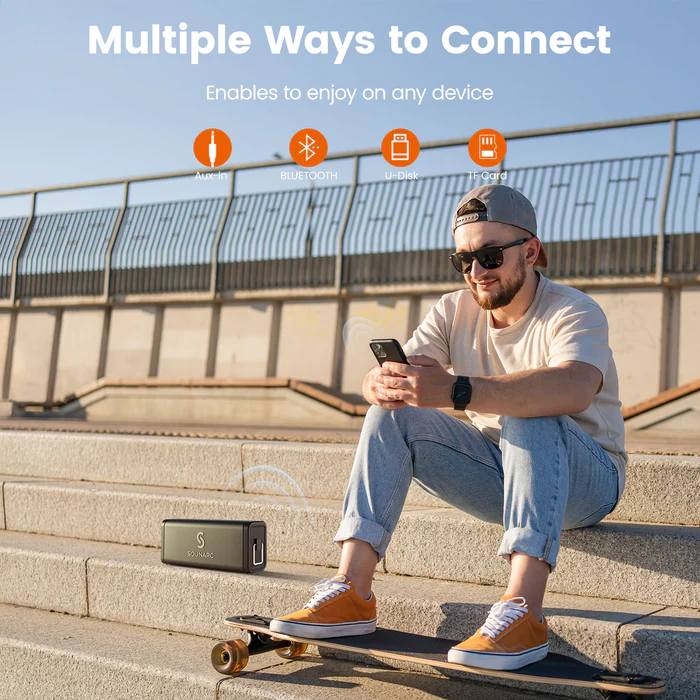 VMIDirect Portable Bluetooth Karaoke Speaker with multiple connection options for outdoor enjoyment