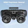 VMIDirect Portable Bluetooth Speaker with 60W Premium Sound for clear treble and captivating bass