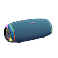 VMIDirect Portable Bluetooth Speaker in Blue with Colorful LED Lights and Easy Control Buttons