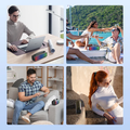 VMIDirect Portable Bluetooth Speaker used in various settings for music enjoyment and fun times