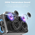 VMIDirect Portable Karaoke Speaker with four speakers delivering 200W tremendous sound for excellent audio quality