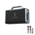 VMIDirect Portable Karaoke Speaker with dual microphones and remote for easy music control