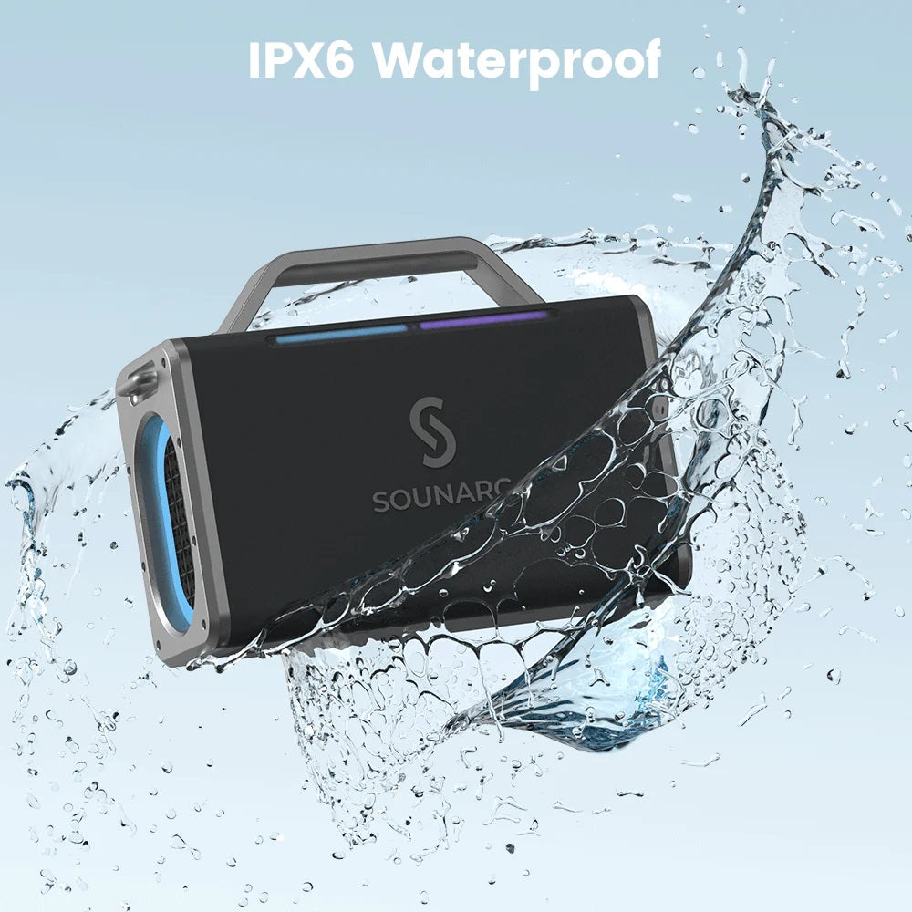 VMIDirect Portable Karaoke Speaker with IPX6 Waterproof Design for Outdoor Sing-Alongs