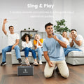 VMIDirect Portable Karaoke Speaker with two wireless microphones, perfect for parties and music enjoyment