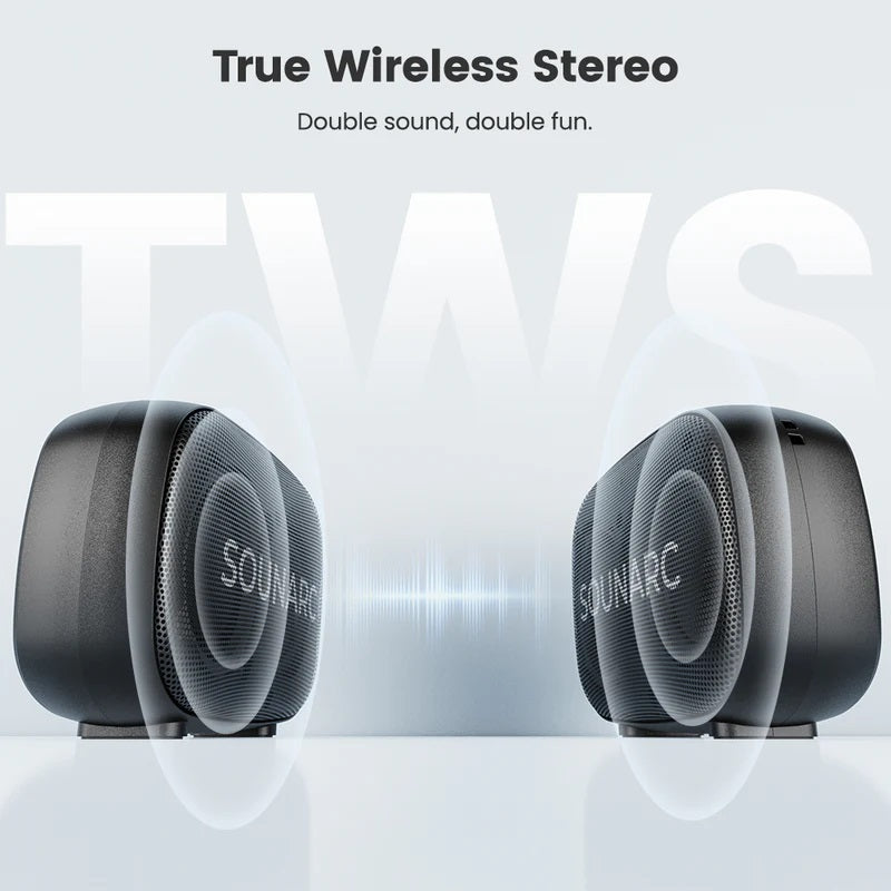 VMIDirect Portable Outdoor Speaker featuring True Wireless Stereo for enhanced sound experience
