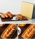 Striped Photography Background Paper in gold with baked goods for professional food photography