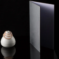VMIDirect Striped Photography Background Paper in Gray with a White Vase and Pearls for Studio Use