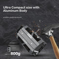 Synco COLBOR CL100X 110W monolight in aviation grade aluminum, showcasing its ultra-compact design