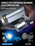 Synco COLBOR CL220R RGB LED studio light with lightweight aluminum alloy construction and compact design