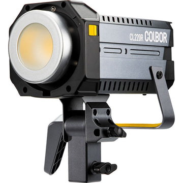 Synco COLBOR CL220R RGB LED studio light with adjustable mount for photography and video production