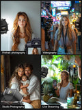 Synco COLBOR CP25 parabolic softbox for portrait, studio photography, videography, and live streaming