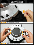User demonstrating the Synco COLBOR CP25 parabolic softbox opening and closing mechanism