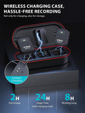 SYNCO G2 Pro wireless mic system in a wireless charging case with contact charging feature