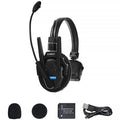 Wireless Communication Headset for Events with detachable microphone and rechargeable battery