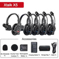 Xtalk X5 Wireless Communication Headset for Filmmaking with Multiple Accessories