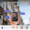 Selfie Monitor Screen for Pro-Grade Shots with SYNCO XView M4 magnetic screen mirroring feature
