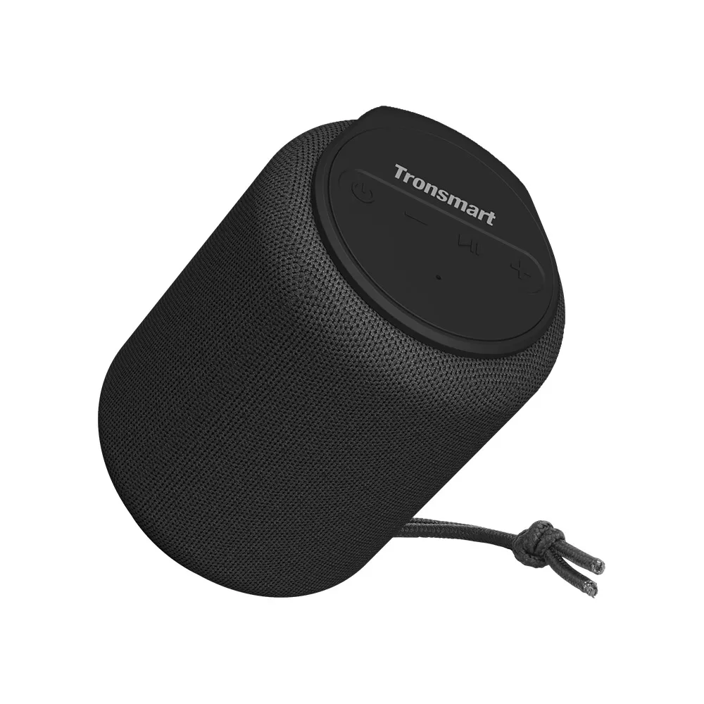 Tronsmart T6 Mini Bluetooth Speaker 15W Ultra Portable Speaker with 24 Hours Playtime IPX6 Waterproof Bluetooth 5.0 Wireless Stereo Pairing Voice Assistant Built-in Microphone Wireless Bluetooth Speaker Strong Bass Outdoor Speaker