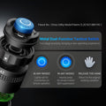 VMIDirect Tactical LED Flashlight with Metal Dual-Function Tactical Switch for versatile use
