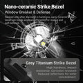 VMIDirect Tactical LED Flashlight with nano-ceramic strike bezel for window breaking and self-defense