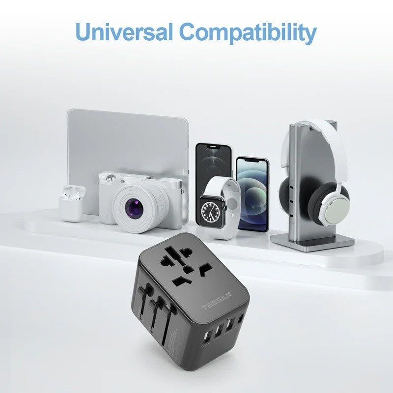 VMIDirect Universal Travel Adapter with multiple ports for global compatibility and convenience