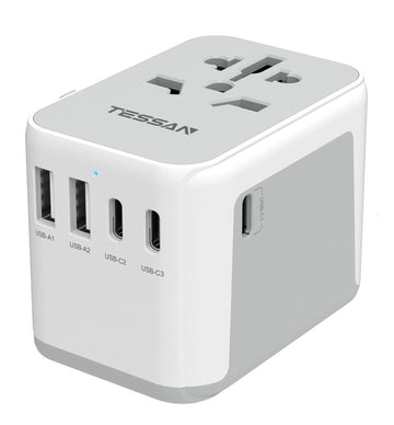 VMIDirect Universal Travel Adapter with multiple USB ports for global charging convenience