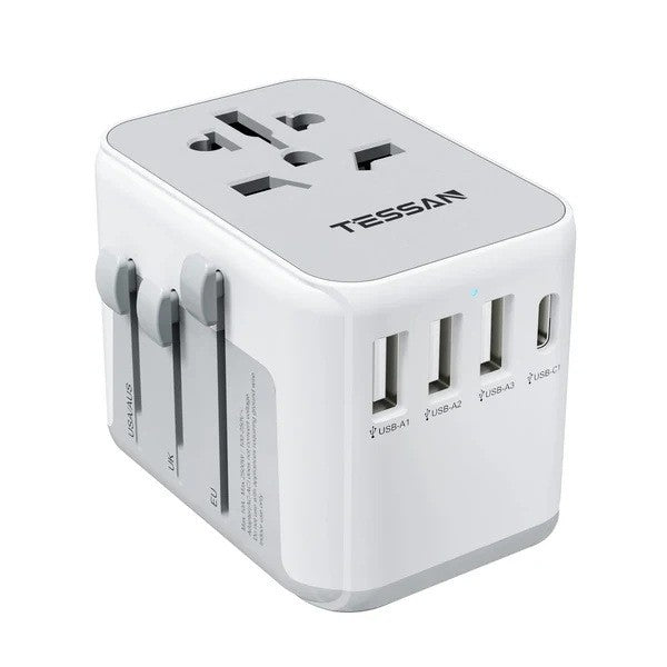 VMIDirect Universal Travel Adapter with multiple USB ports for convenient charging worldwide