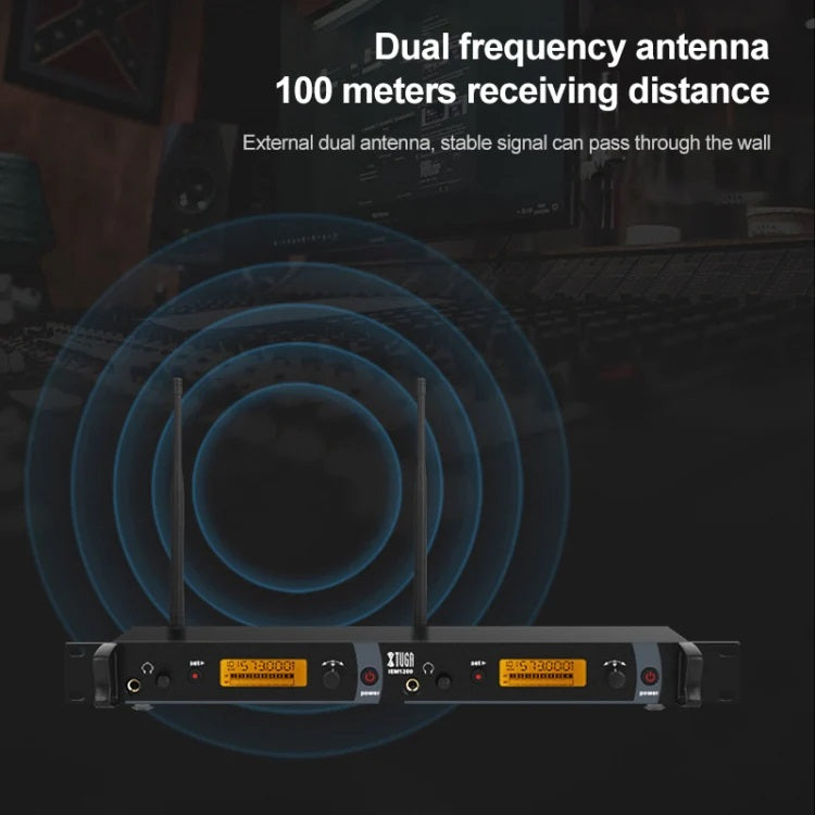 Xtuga IEM1200 10 Bodypack Wireless In Ear Monitor System, 10 IEM1200 Bodypack, Volume Control module