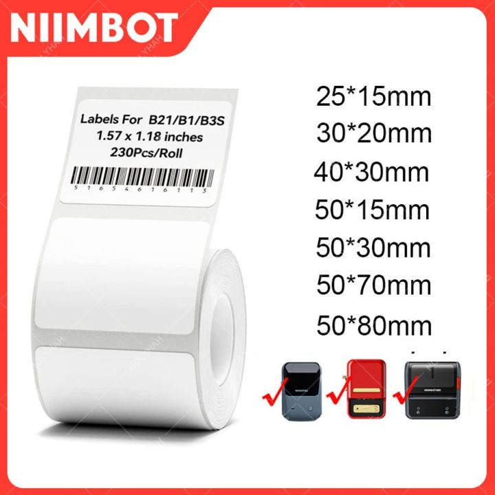 VMIDirect Waterproof Thermal Label Stickers in various sizes for label printers