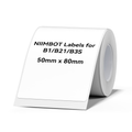 VMIDirect Waterproof Thermal Label Stickers roll with 50mm x 80mm size for printers