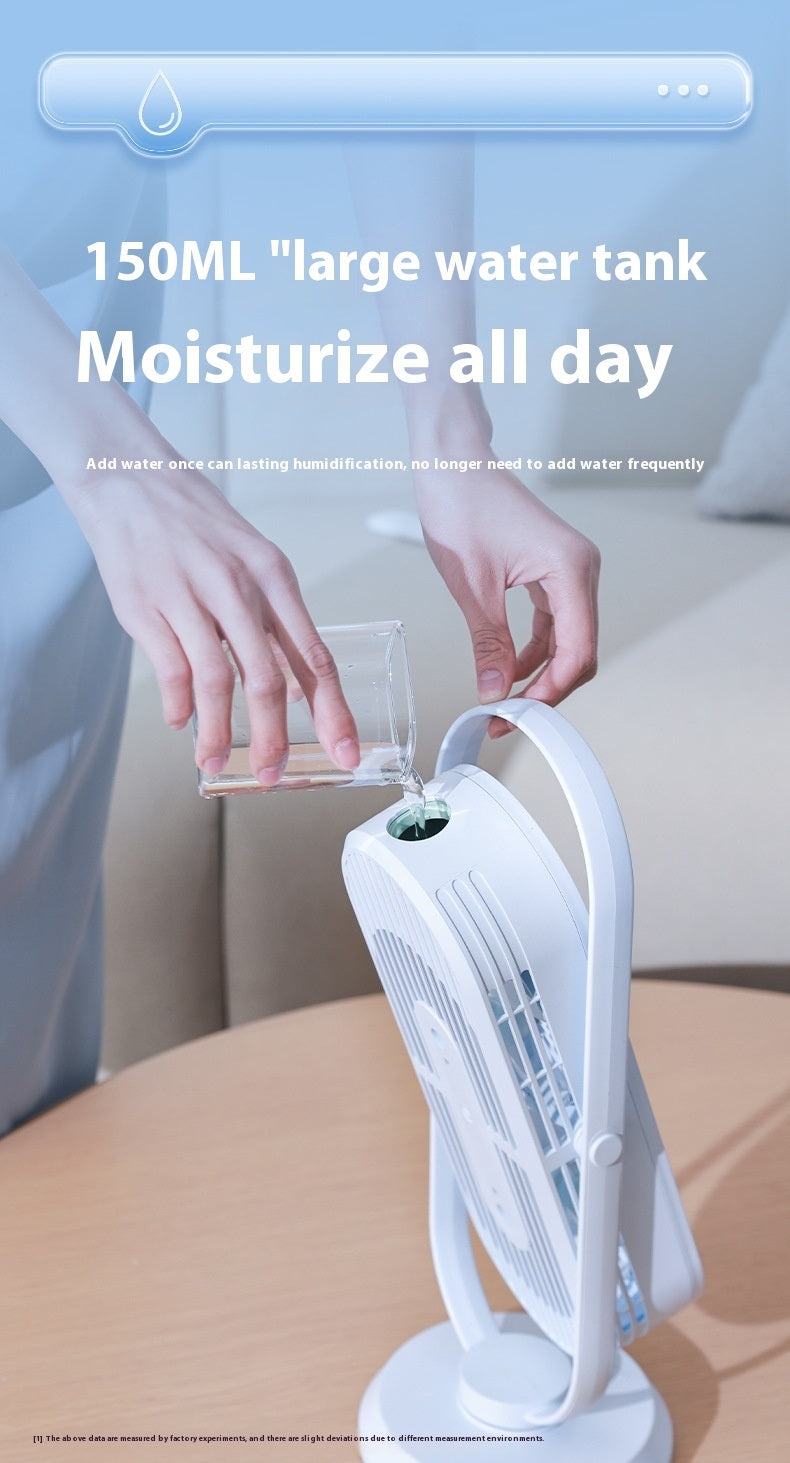 VMIDirect tower fan with 150ML large water tank for all-day hydration and cooling