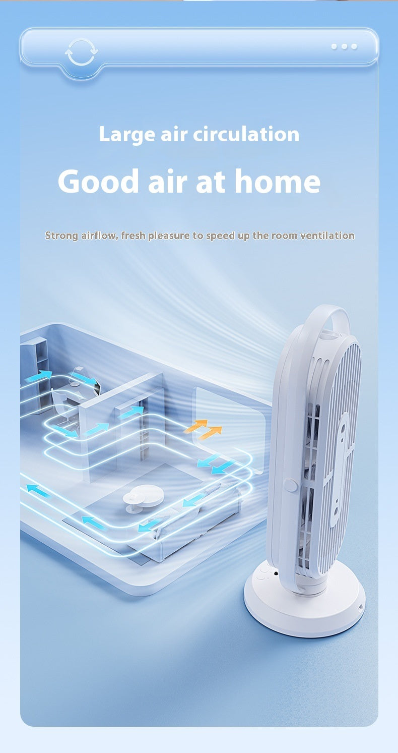 VMIDirect tower fan with large air circulation for improved room ventilation and strong airflow