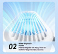 VMIDirect tower fan with wide-angle air duct for powerful airflow and comfort
