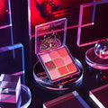 Transparent Acrylic Geometric Photo Props arranged creatively with vibrant lighting for stunning photography