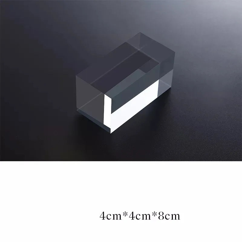 Transparent Acrylic Geometric Photo Props for creative photography setups with modern design