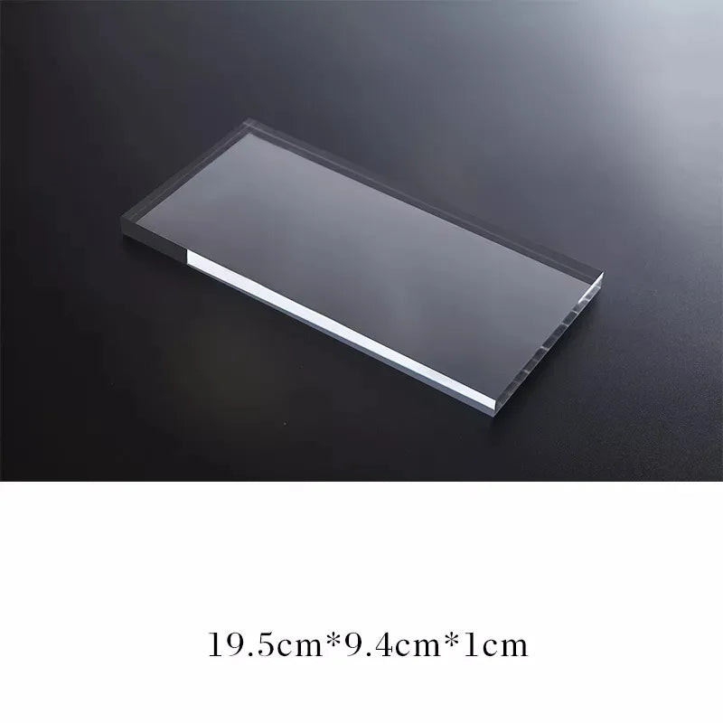 Transparent Acrylic Geometric Photo Props for Studio Photography and Lighting Display