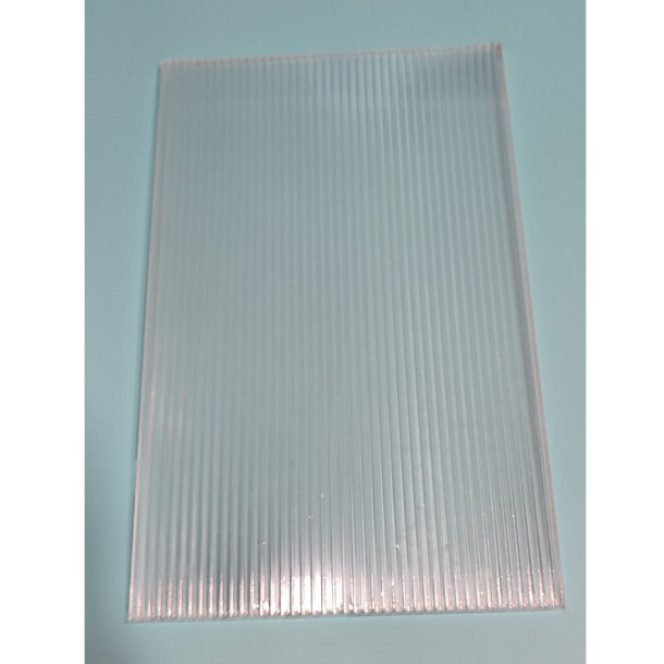 Transparent Acrylic Geometric Photo Props with Vertical Ribbed Design for Creative Photography