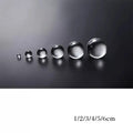 Set of Transparent Acrylic Geometric Photo Props in various sizes from 1 to 6 cm for photography enhancement