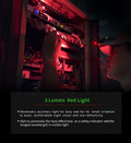 VMIDirect Tri-LED Sources Clip-Light providing 3 lumen red light for night vision and low-reflectivity tasks