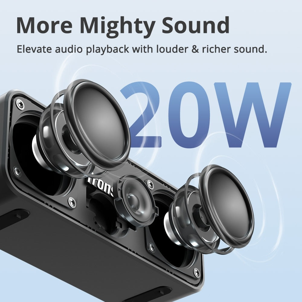 VMIDirect Bluetooth Speaker with 20W output for louder and richer sound quality