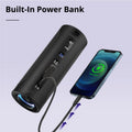 VMIDirect Bluetooth Speaker with Built-In Power Bank and USB Charging for Convenient Use
