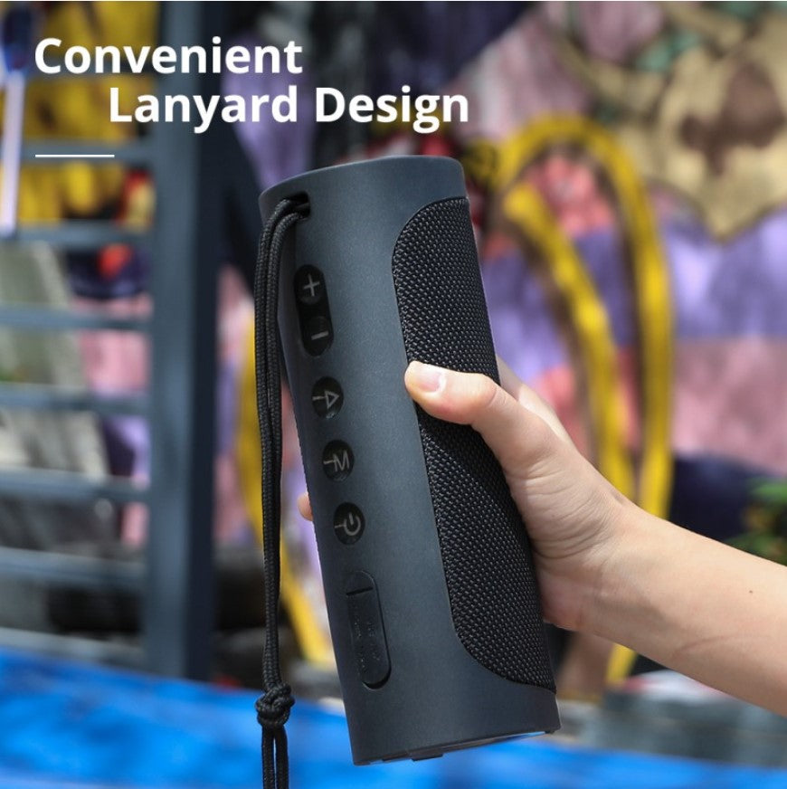 Portable Bluetooth Speaker with Convenient Lanyard Design for Easy Carrying and Use