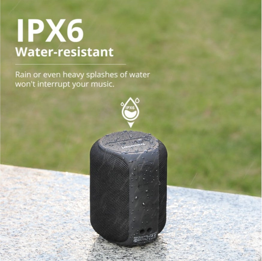 VMIDirect Mini Bluetooth Speaker with IPX6 Water-Resistant Design for Outdoor Use