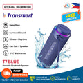 Tronsmart T7 Blue Portable Bluetooth Speaker with Deep Bass, 12 Hours Playtime, and IPX7 Waterproof feature