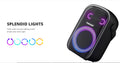 VMIDirect Portable Party Speaker with vibrant lighting modes for an engaging music experience